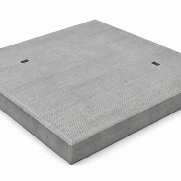Industrieplaat 200x200x14 bezemstructuur EN (prijs op aanvraag)