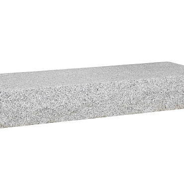 Graniet traptrede Piazo 15x35x100 grijs (maandprijs)
