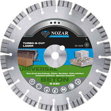 Zaagblad Turbo-S-Cut D230/22,2mm
