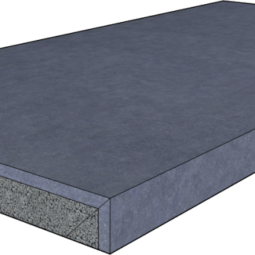 GeoCeramica Traptreden, vijver- en zwembadrand 60x60x4 bovenzijde + 1 lange zijde prijs 2