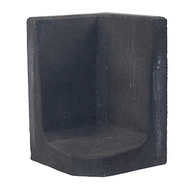 L-hoekelement 40x60x40 zwart