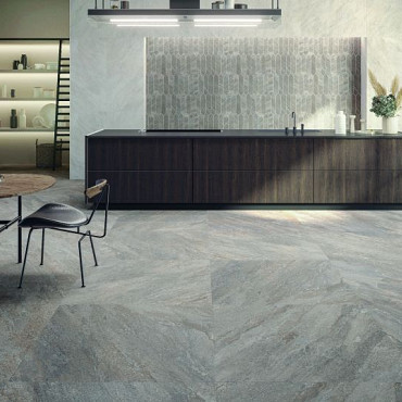 GeoCeramica 75x75x4 Quartzstone Grey Matt (uit assortiment 2026)