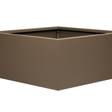 Bloembak vlak - SUPRA BRUIN 90x90x40cm