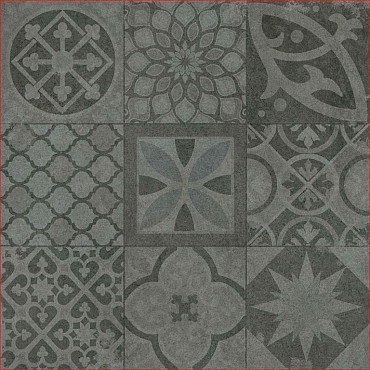 Keramiek 60x60x3 Dark Grey Decor (uitlopend Op=Op)