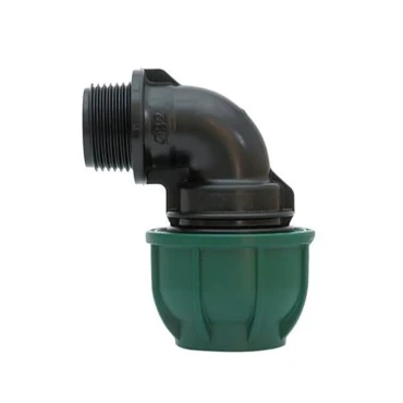 Stadex PP, Irrigatie PE klemkoppeling, Knie 90°, 25 mm x 1/2