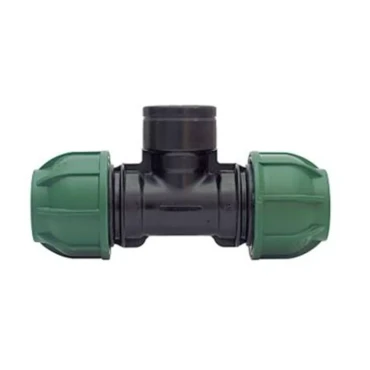 Stadex PP, Irrigatie PE klemkoppeling, T-stuk 90°, 16 x 1/2