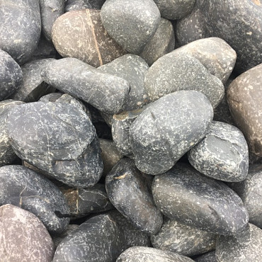 Pebbles (beach) sierkei 10-30cm zwart Op=Op