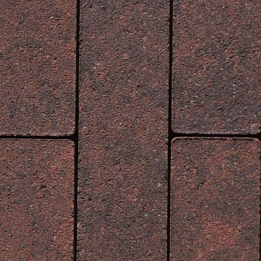 Bricklook Dikformaat 7x21x8 rood/zwart