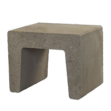 U-element 50x40x40 grijs (uitlopend)