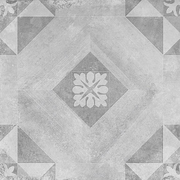 GeoCeramica 60x60x4 Symbol Block Smoke