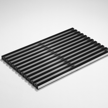 Schoonlopermat rubberstroken 50x75 cm