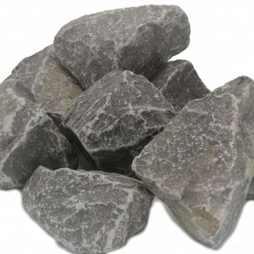 Grijze breuk sierkei 50-80mm per ton ONVERPAKT (ca. 1400kg per m³)