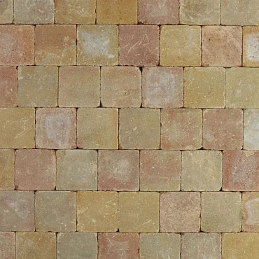 Budget trommelsteen 15x15x6 terrageel