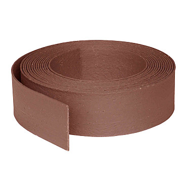 Flexboard Randbegrenzing Rol 25m lang x 14cm x 7mm Bruin (ecolat)