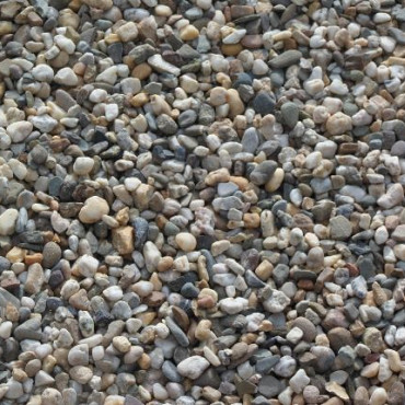 Berg grind 8-16mm geel-bruin per 1m³ ONVERPAKT (ca. 1450kg per m³)