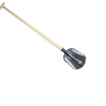 Straatmakersschep met 110cm T- steel