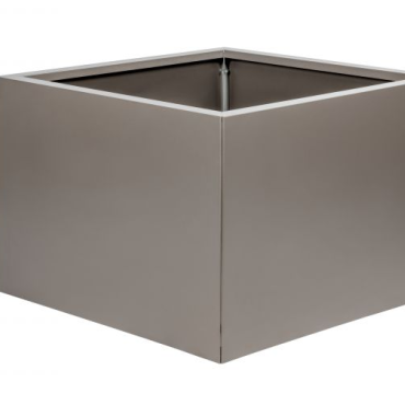 Bloembak vlak - TAUPE 60x60x60cm