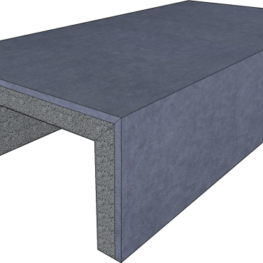 GeoCeramica Traptreden, vijver- en zwembadrand 40x80x4 bovenzijde + 2 lange zijde prijs 1
