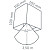 Ace Down Flat Grey WALL 100-230V (uit assortiment 2025)