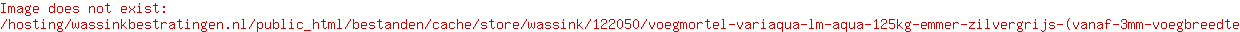 Voegmortel VariAqua+ LM Aqua 12,5kg emmer Zilvergrijs (vanaf 3mm voegbreedte)