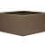 Bloembak vlak - SUPRA BRUIN 90x90x40cm