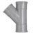 125X125MM T-STUK / Y-STUK DW 3XMM 45°