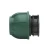 Stadex PP, Irrigatie PE klemkoppeling, Einddop 16 mm, PN10, groene wartel (s)