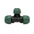 Stadex PP, Irrigatie PE klemkoppeling, T-stuk 90°, verlopend, 20 x 16 x 20 mm, PN10, groene wartel (s)