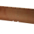 Kantopsluiting Single (FLEX) 16,5x300cm Corten (exclusief koppelspies + zelftappers)