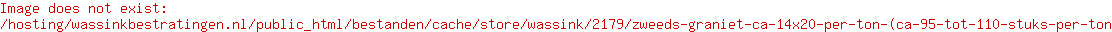 Zweeds graniet ca. 14x20 per ton (ca. 95 tot 110 stuks per ton)