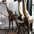 Beeld - Brons giraf groot ca. 200 cm