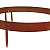 Corten staal 10,2 Garden RING ¢76x10,2 (1 deel incl 4 pennen) Op=Op