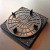 Daktegeldrager 12x12x1,4/2 met kunstof houder op=op