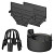 Accessoireset DA-Line (2x eindplaat+onderuitloopstuk+bladvanger)
