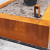ECCO border Betotop Cortenstaal 15x200x43 (bxlxh) dikte 1mm Op=Op