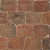 Budget trommelsteen 20x30x6 brons genuanceerd