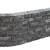 Pilestone 23/17x21,5x10 Coal zwart