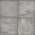 Trippel T 80x80x4 Grezza Nuance