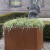 Bloembak vlak - CORTEN 60x60x60cm