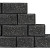 Granubrick 23,1/15,3x20x10 Antraciet (bulkaanbieding)