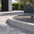 Bochtband 78,5 cm 13/15x25 grijs inw. R=0,5-1-2-3-4-5-6-8-10-12-15