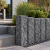 Graniet Palissaden 12x12x50 Tahiti Blue Classic Donkergrijs