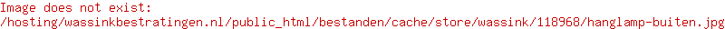 Hanglamp buiten