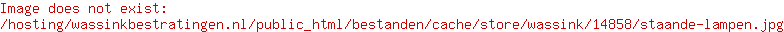 Staande lampen