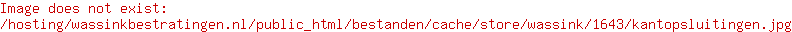 Kantopsluitingen