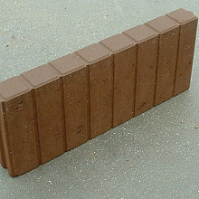 Blokjesband 6x20x50 bruin