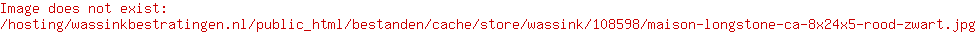 Maison Longstone ca. 8x24x5 Rood-Zwart