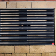Schoonlopermat rubberstroken 50x100cm