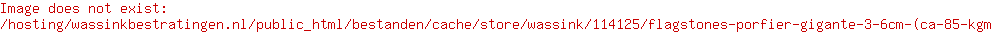 Flagstones Porfier Gigante 3-6cm (ca. 85 kg/m²)