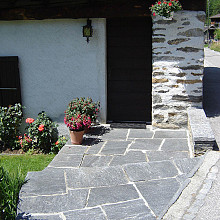 Flagstones Calanca kwarts 3-5cm (ca. 105 kg/m²)